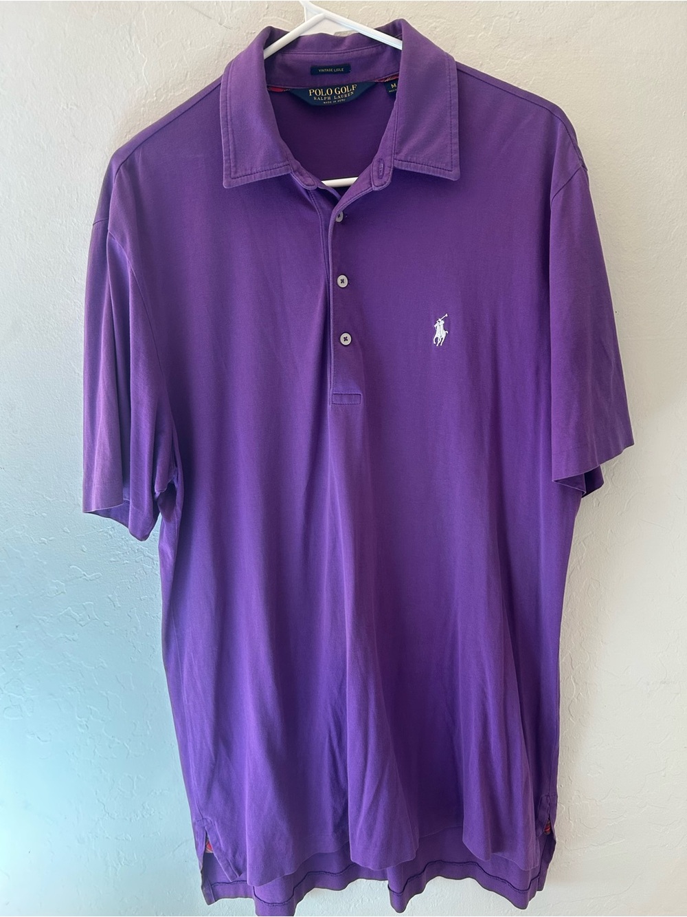 Ralph Lauren Purple Short-Sleeve Polo Shirt